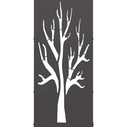 vidaXL Firewood Rack Black 40x30x80 cm Cold-rolled steel