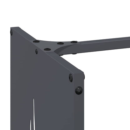 vidaXL Firewood Rack Anthracite 40x30x80 cm Cold-rolled steel