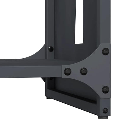 vidaXL Firewood Rack Anthracite 40x30x80 cm Cold-rolled steel