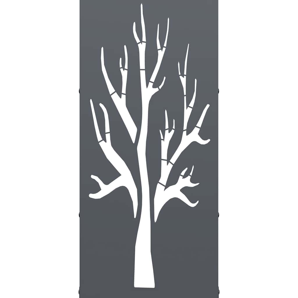 vidaXL Firewood Rack Anthracite 40x30x80 cm Cold-rolled steel