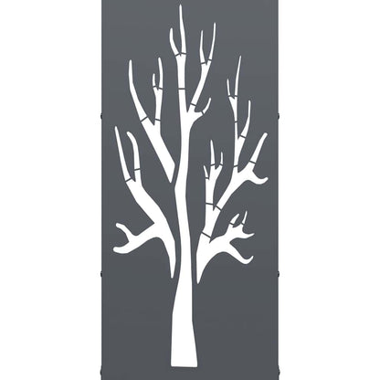 vidaXL Firewood Rack Anthracite 40x30x80 cm Cold-rolled steel