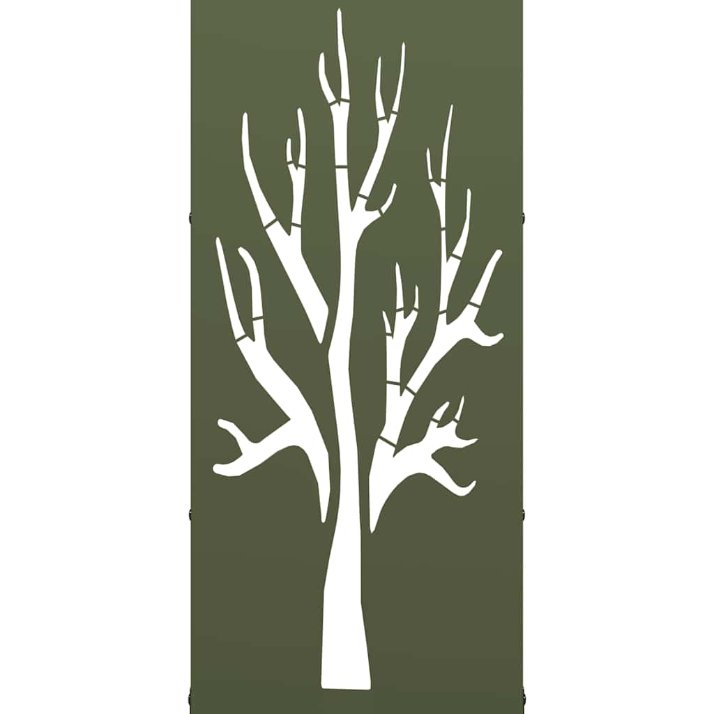 vidaXL Firewood Rack Olive Green 40x30x80 cm Cold-rolled steel