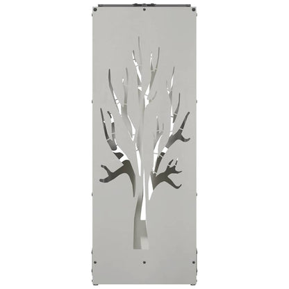 vidaXL Firewood Rack 40x30x80 cm Stainless Steel