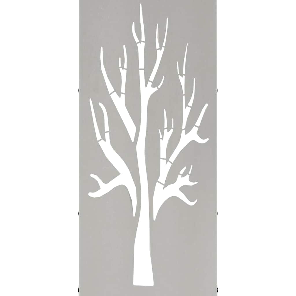 vidaXL Firewood Rack 40x30x80 cm Stainless Steel