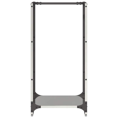 vidaXL Firewood Rack 40x30x80 cm Stainless Steel