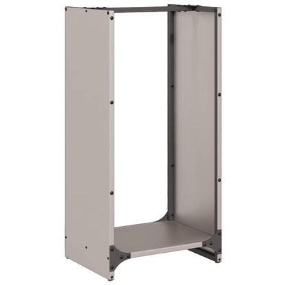 vidaXL Firewood Rack 40x30x80 cm Weathering Steel