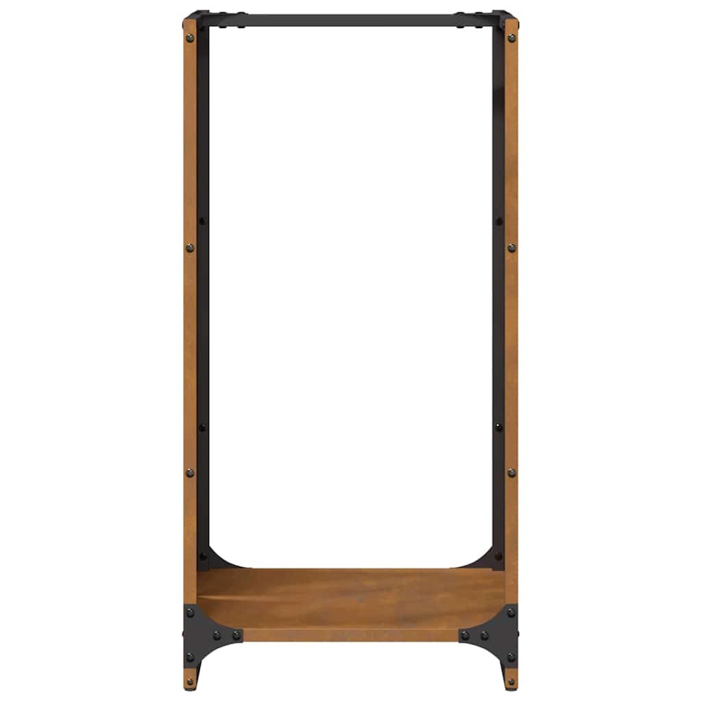 vidaXL Firewood Rack 40x30x80 cm Weathering Steel