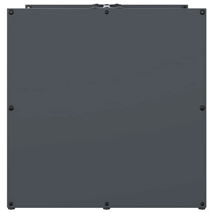 vidaXL Firewood Rack Anthracite 40x40x40 cm Cold-rolled steel