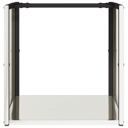 vidaXL Firewood Rack 40x40x40 cm Stainless Steel