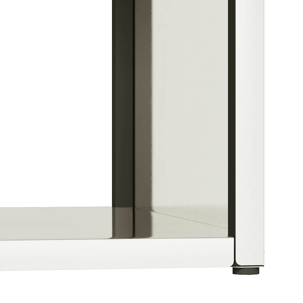 vidaXL Firewood Rack 40x40x40 cm Stainless Steel