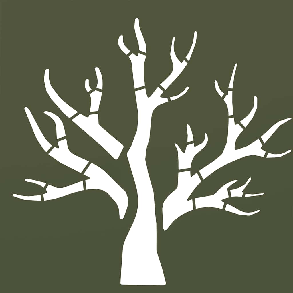 vidaXL Firewood Rack Olive Green 40x40x40 cm Cold-rolled steel