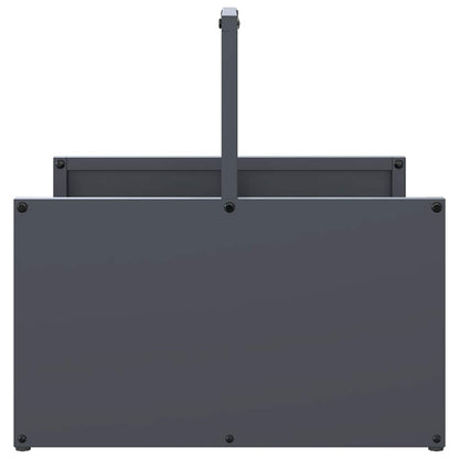 vidaXL Firewood Rack Anthracite 40x40x40 cm Cold-rolled steel