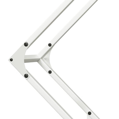 vidaXL Firewood Rack White 80x25x80 cm Cold-rolled steel