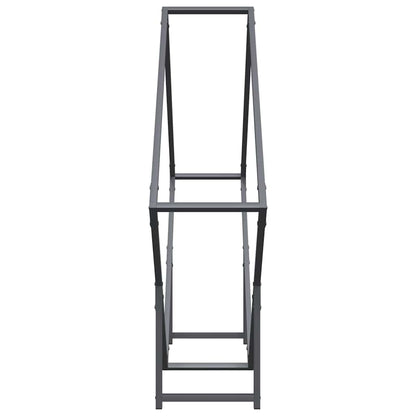 vidaXL Firewood Rack Anthracite 100x25x100 cm Cold-rolled steel