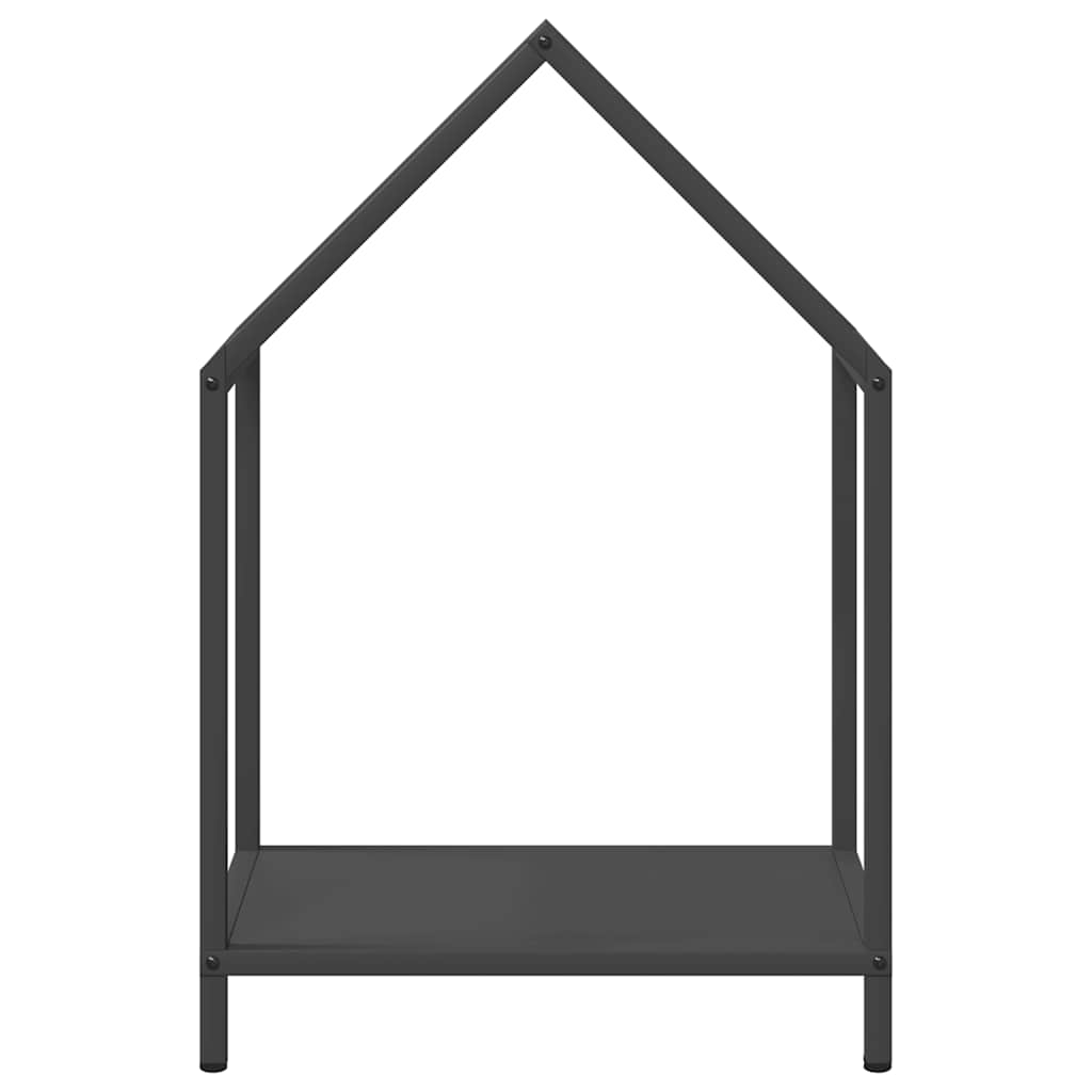 vidaXL Firewood Rack Black 40x25x60 cm Cold-rolled steel