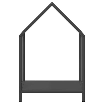 vidaXL Firewood Rack Black 40x25x60 cm Cold-rolled steel