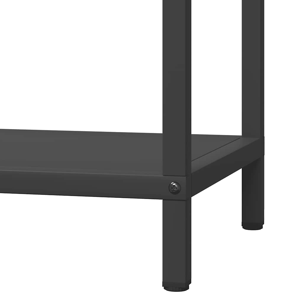 vidaXL Firewood Rack Black 40x25x60 cm Cold-rolled steel