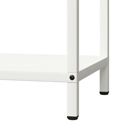 vidaXL Firewood Rack White 40x25x60 cm Cold-rolled steel
