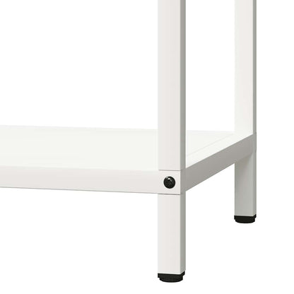 vidaXL Firewood Rack White 40x25x90 cm Cold-rolled steel