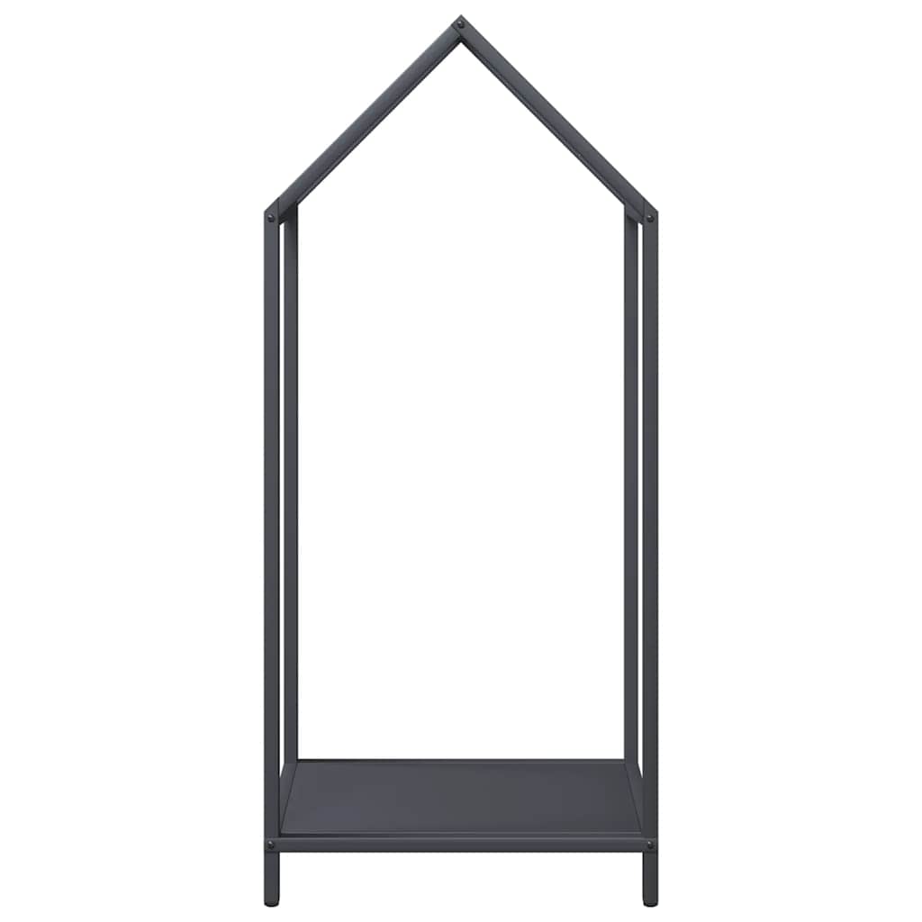 vidaXL Firewood Rack Anthracite 40x25x90 cm Cold-rolled steel