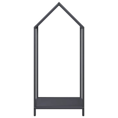 vidaXL Firewood Rack Anthracite 40x25x90 cm Cold-rolled steel