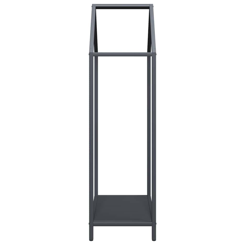 vidaXL Firewood Rack Anthracite 40x25x90 cm Cold-rolled steel