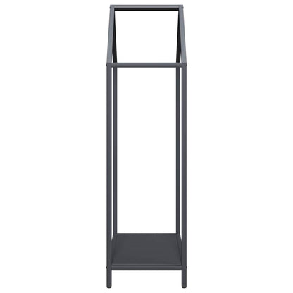 vidaXL Firewood Rack Anthracite 40x25x90 cm Cold-rolled steel