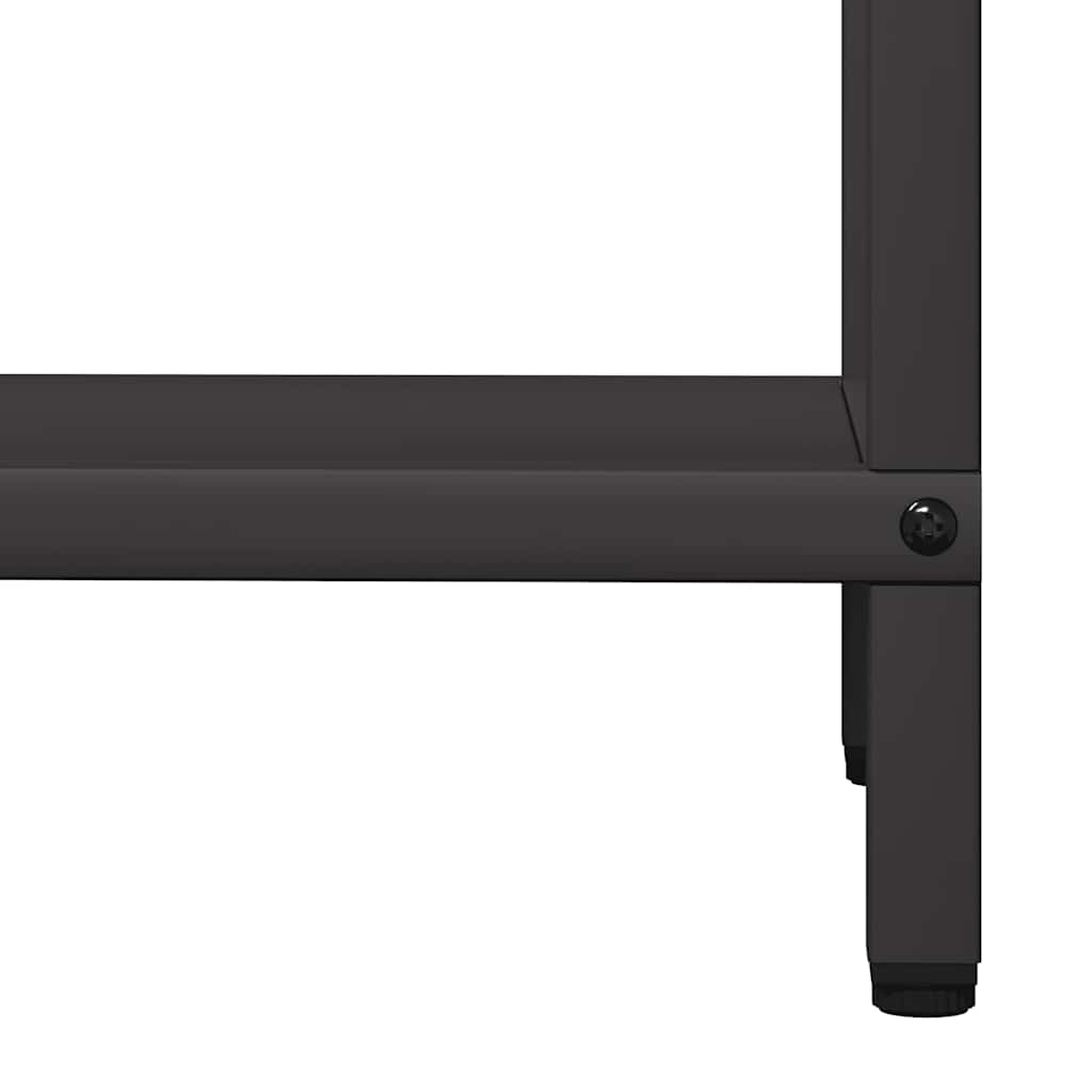vidaXL Firewood Rack Black 40x25x120 cm Cold-rolled steel