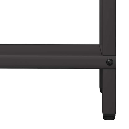 vidaXL Firewood Rack Black 40x25x120 cm Cold-rolled steel