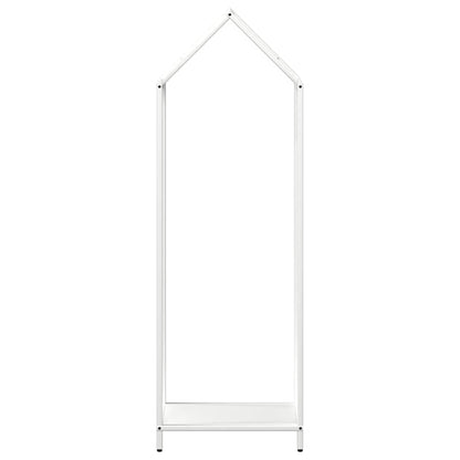 vidaXL Firewood Rack White 40x25x120 cm Cold-rolled steel
