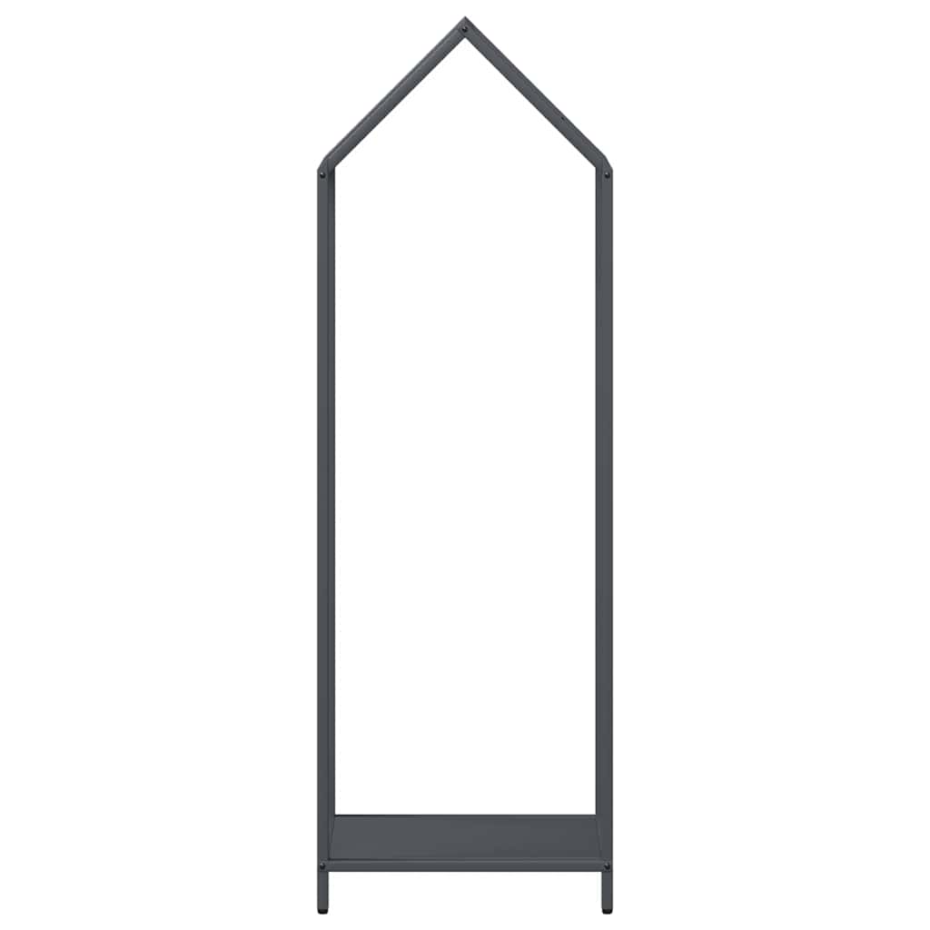 vidaXL Firewood Rack Anthracite 40x25x120 cm Cold-rolled steel