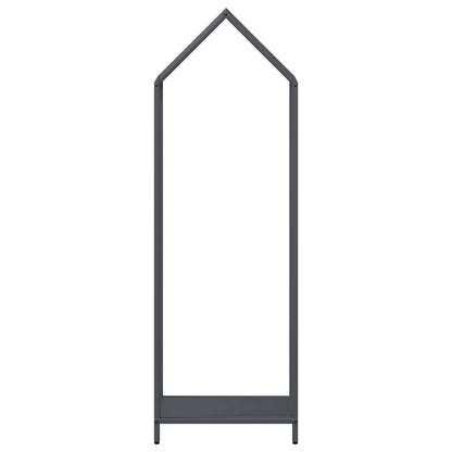 vidaXL Firewood Rack Anthracite 40x25x120 cm Cold-rolled steel