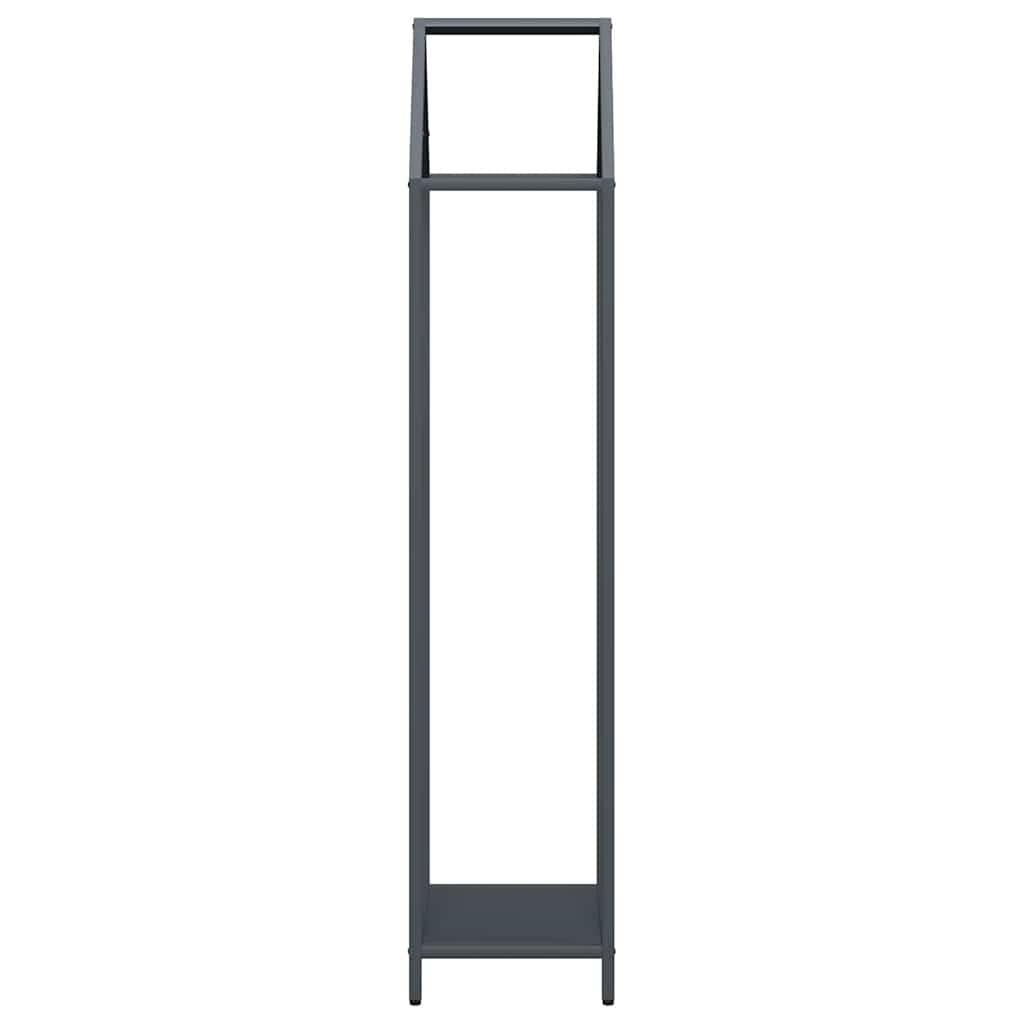 vidaXL Firewood Rack Anthracite 40x25x120 cm Cold-rolled steel