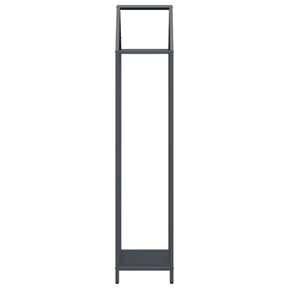 vidaXL Firewood Rack Anthracite 40x25x120 cm Cold-rolled steel