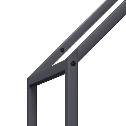 vidaXL Firewood Rack Anthracite 40x25x120 cm Cold-rolled steel