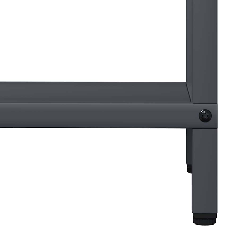 vidaXL Firewood Rack Anthracite 40x25x120 cm Cold-rolled steel