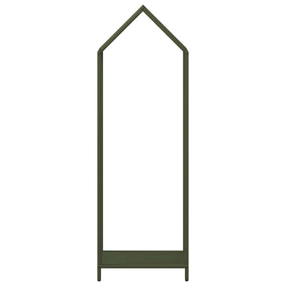vidaXL Firewood Rack Olive Green 40x25x120 cm Cold-rolled steel