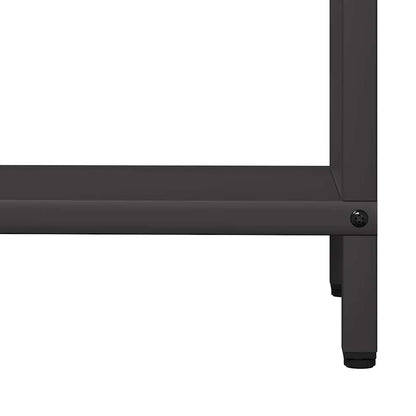 vidaXL Firewood Rack Black 60x25x60 cm Cold-rolled steel