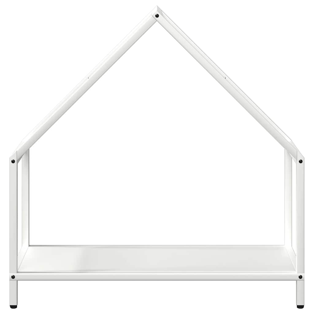 vidaXL Firewood Rack White 60x25x60 cm Cold-rolled steel