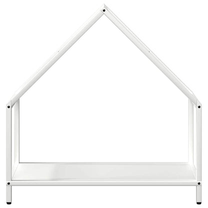 vidaXL Firewood Rack White 60x25x60 cm Cold-rolled steel