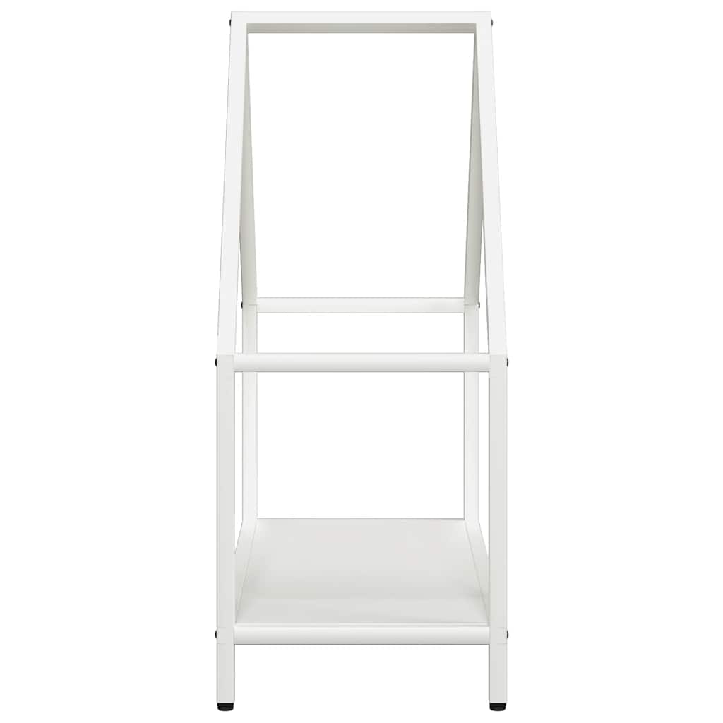vidaXL Firewood Rack White 60x25x60 cm Cold-rolled steel