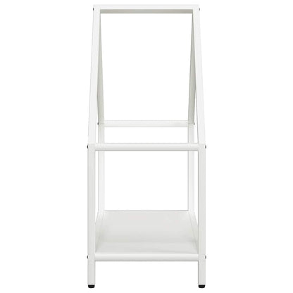vidaXL Firewood Rack White 60x25x60 cm Cold-rolled steel