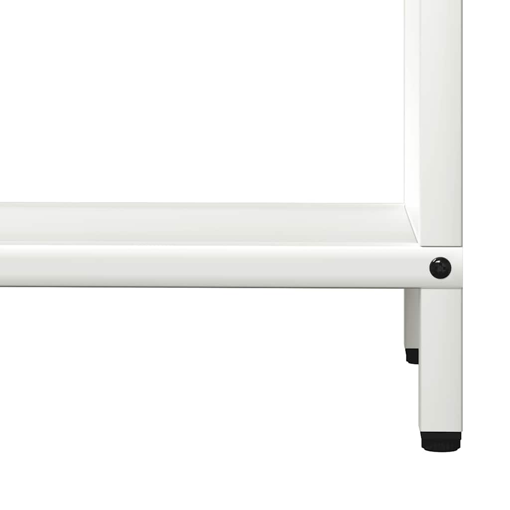 vidaXL Firewood Rack White 60x25x60 cm Cold-rolled steel