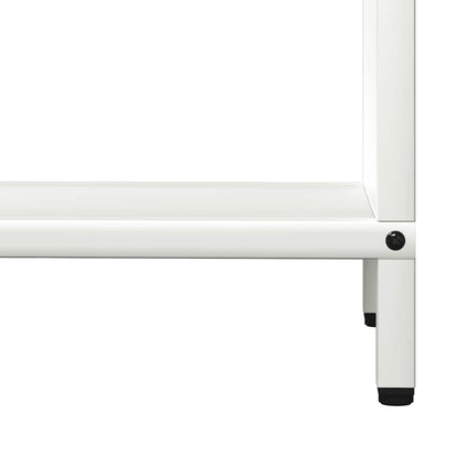 vidaXL Firewood Rack White 60x25x60 cm Cold-rolled steel