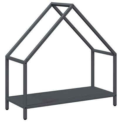 vidaXL Firewood Rack Anthracite 60x25x60 cm Cold-rolled steel