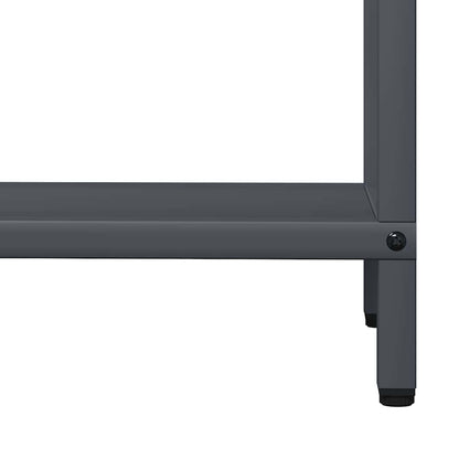 vidaXL Firewood Rack Anthracite 60x25x60 cm Cold-rolled steel