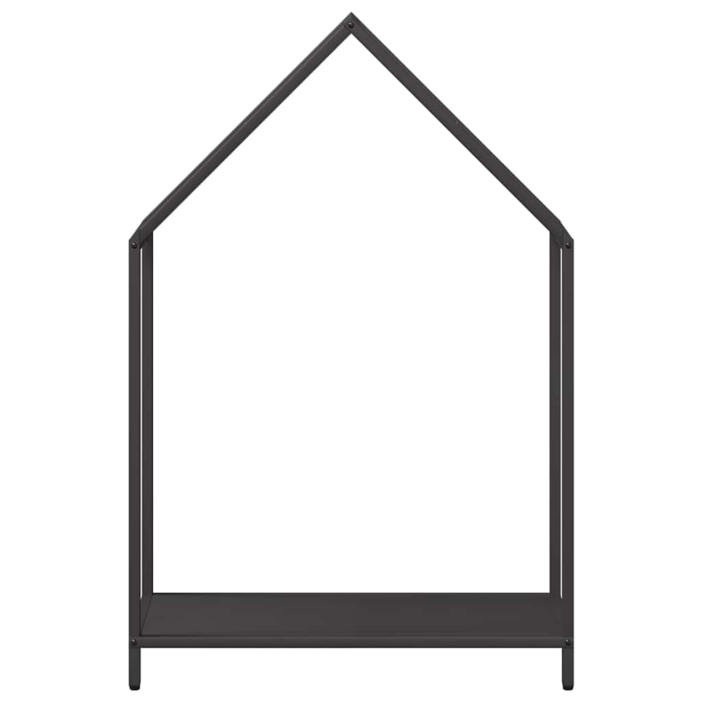 vidaXL Firewood Rack Black 60x25x90 cm Cold-rolled steel