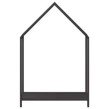 vidaXL Firewood Rack Black 60x25x90 cm Cold-rolled steel
