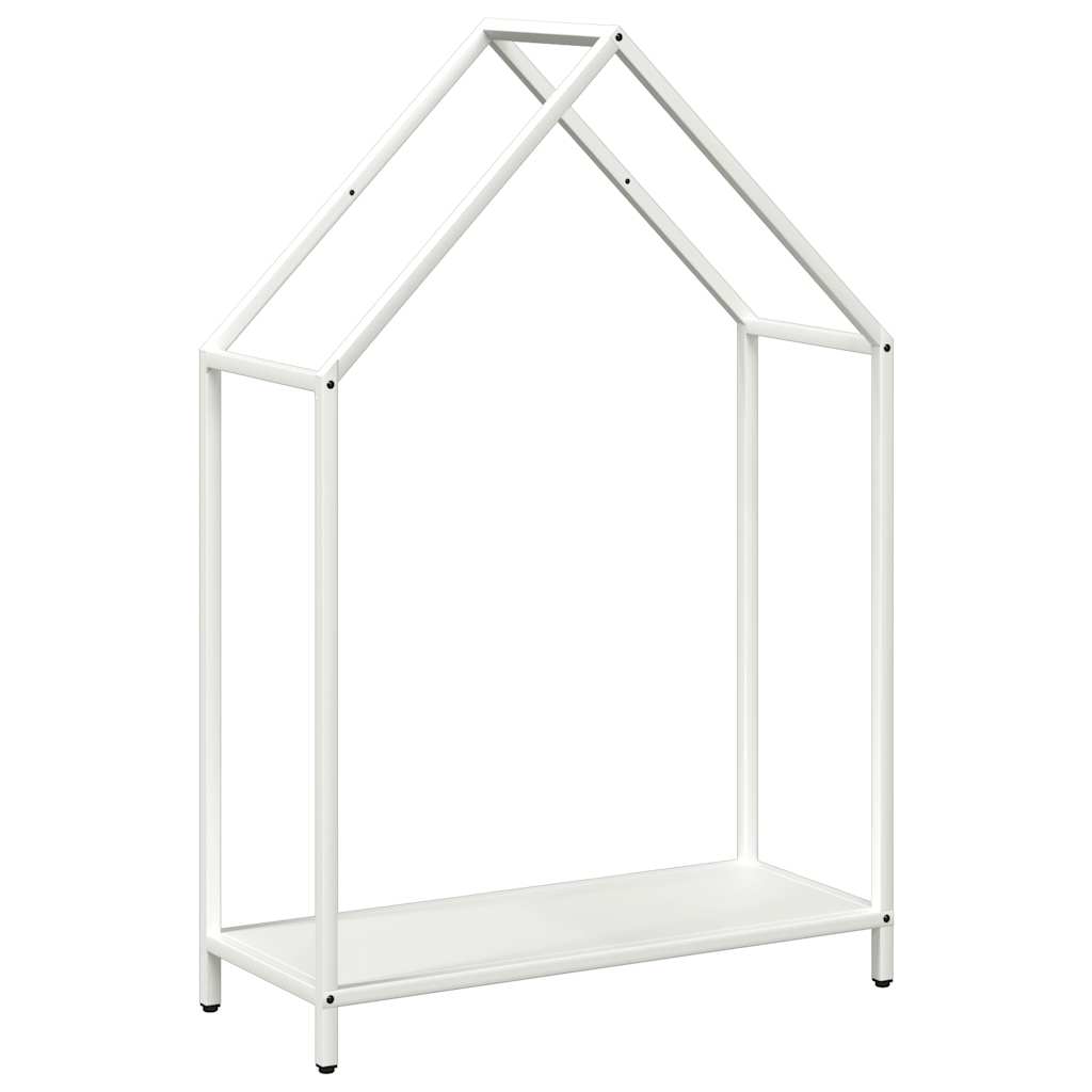 vidaXL Firewood Rack White 60x25x90 cm Cold-rolled steel
