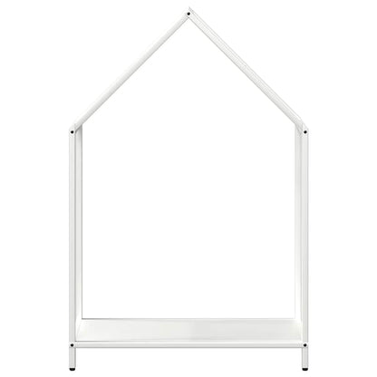 vidaXL Firewood Rack White 60x25x90 cm Cold-rolled steel